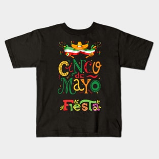 Cinco De Mayo Fiesta Squad 2023 Kids T-Shirt